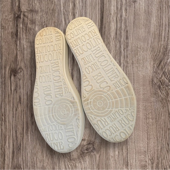 ucoline Gold Metallic Platform High Top Sneakers Italy Y2K sz38 - Picture 4 of 5